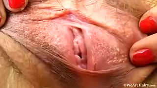 After dancing, Sarah Michaels gets naked in bed - Compilation - WeAreHairy