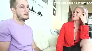 Busty Milf Uses Step Son For Sexual Release