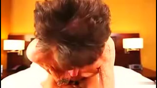 Depraved perfection. Granny lets in the ass, mouth and pussy