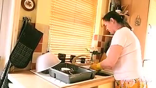 Eva Jayne Jerk Off Instruction & Masturbation in the Kitchen