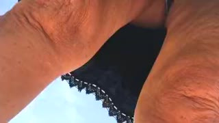 Upskirt mature 155 open leg