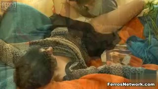 MaturesAndPantyhose Video: Linda and Connor