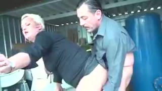 German short hair mature gets it all