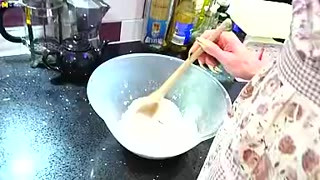 British Milf with great ass gets naked during cooking and masturbates