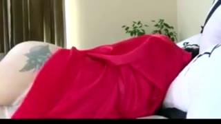 Spooning with sexy Step mommy