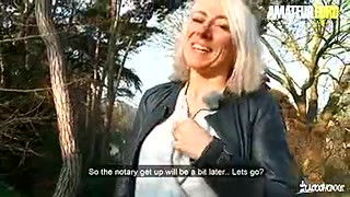 AmateurEuro - Julie Holly - Mature Ass Double Penetrated In Rough MMF Sex