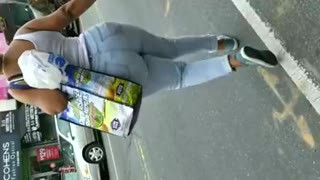 Big plump booty gilf