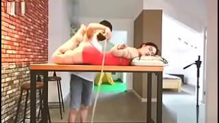 China bondage hogtied