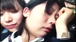 Kissed Getting Her Tongues Sucked Tits Rubbed By Older Girl On The Train