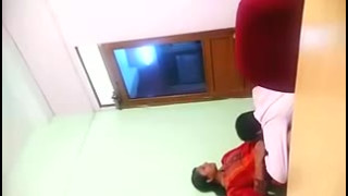 Sexy Indian Office Girl Playing With Boss