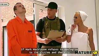 MATURE4K. MILF neighbour was so horny so she fucked a robber and sucked his cock