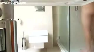 Helen shower and peeing