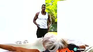 More big, black cock for super-stacked Sally - 60PlusMilfs