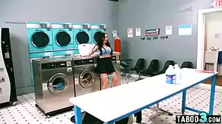 Jennifer White And Charles Dera In Busty Tits Mature Shagged At A Public Laundromat