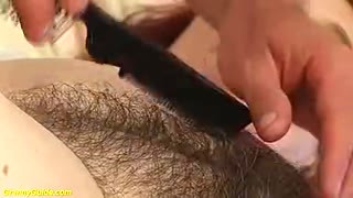 69 years Step mom fucked by hairdresser