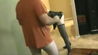 Sir playing with my body against a wall