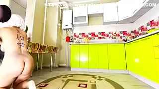 Step mom Cooked Food And Gave A Blowjob. Anal Sex