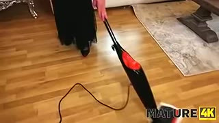 Brunette In Black Has Nothing Against Stepsons C