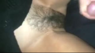 Big load on Step mom mys hairy pussy