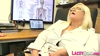 Mature gilf gets ass plowed