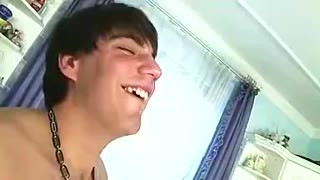 Horny Hairy Granny Has Kitchen Sex With Young Friend - Kati Bell