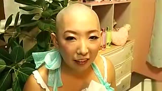Force headshave Japanese girl