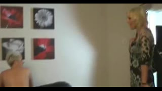 Two mature MILFs share junior guy